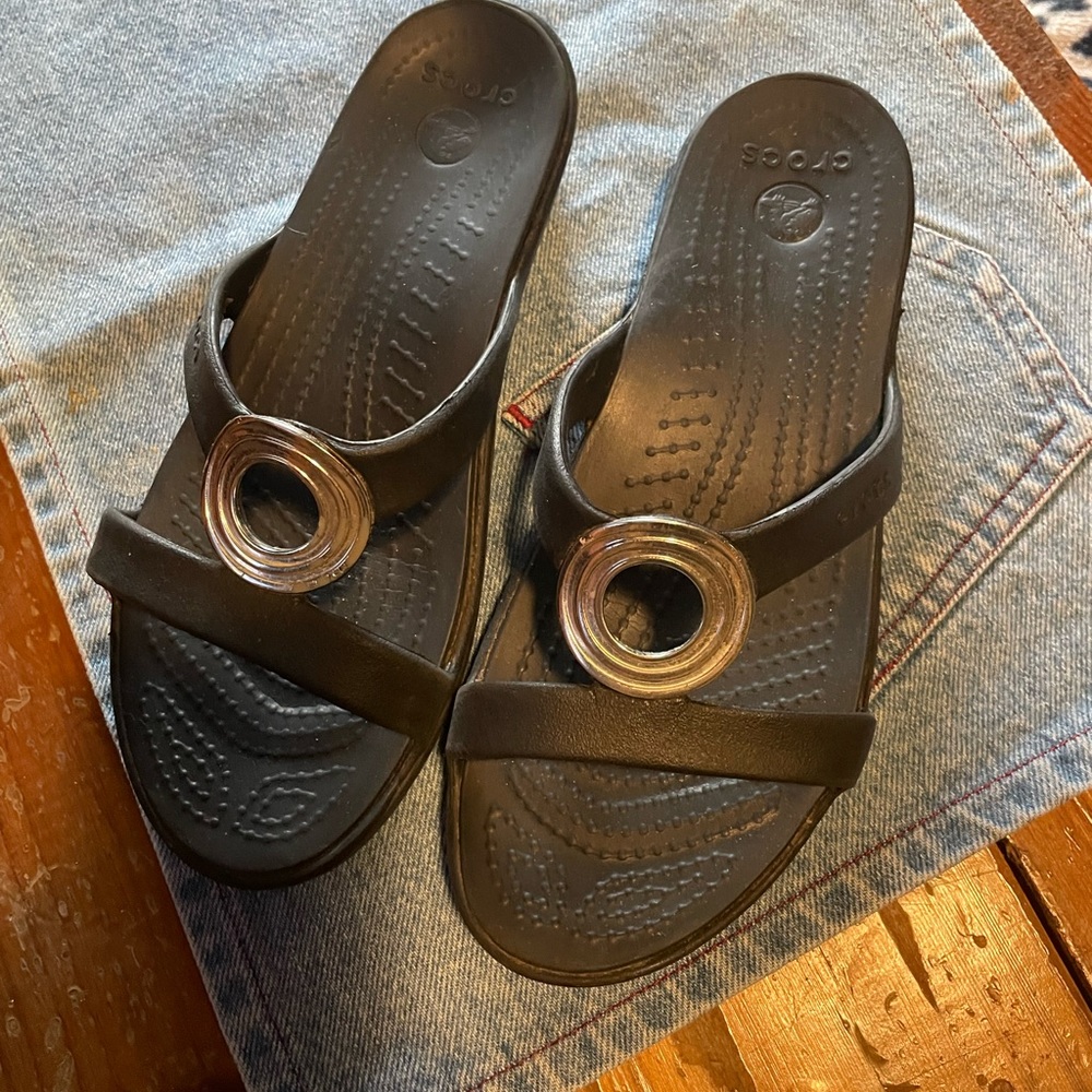 Croc sandals
